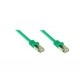 Patchcord UTP cat.5e 10m zielony