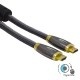 Kabel HDMI Esperanza EB120 złoty oplot 5.0m Ethernet