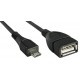 Adapter Akyga AK-AD-09 USB - microUSB OTG 15cm