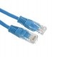 Patchcord UTP cat.5e 0,5 m niebieski