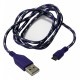 Kabel microUSB Esperanza EB175BY  A-B M/M 1,0m OPLOT