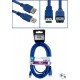 Kabel przedłużacz USB3.0  Esperanza EB158 A-A M/F 3,0m