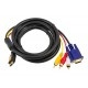 Kabel HDMI - VGA  + 3 RCA  1,8m HD29 