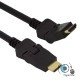 Kabel HDMI Esperanza EB111 1.5m klasa 1.4 złącze ruchome złoty