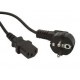 Kabel zasilający Akyga AK-PC-01  IEC C13 CEE 7/7 250V/50Hz 1,5m