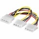 Kabel zasilajacy Molex/2xMolex  Akyga AK-CA-15 15cm