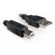 Kabel USB 4World   A-B M/M 5,0m czarny ( 04680 )