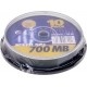 Płyty CD-RW 700MB Platinum Cake 10