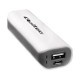 Powerbank Qoltec ( 51990 ) 2600mAh Li-ion biało-szary