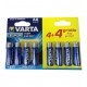 Bateria LR6 Varta High Energy 4+4pack