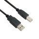 Kabel USB 4World   A-B M/M 3,0m czarny ( 05353 )