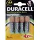 Akumulatorki R6 Duracell Supreme NiMh 2450mAh 4pack