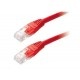 Patchcord UTP cat.5e 3m czerwony